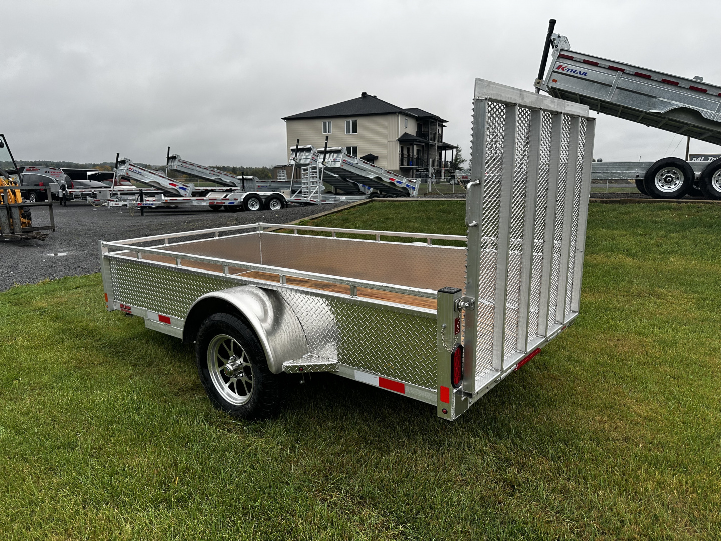 New 2026 Enbeck All Aluminum 5'x10' SA-3500 Utility Trailer
