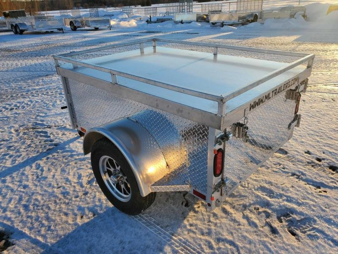 New 2025 All Aluminum 4'x6' Cargo Trailer
