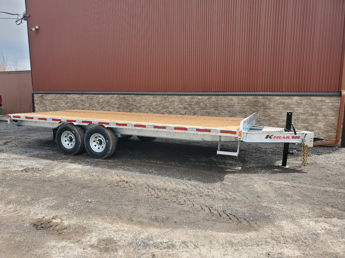 New 2026 K-Trail 20' 7 Ton Deckover Flatbed Trailer