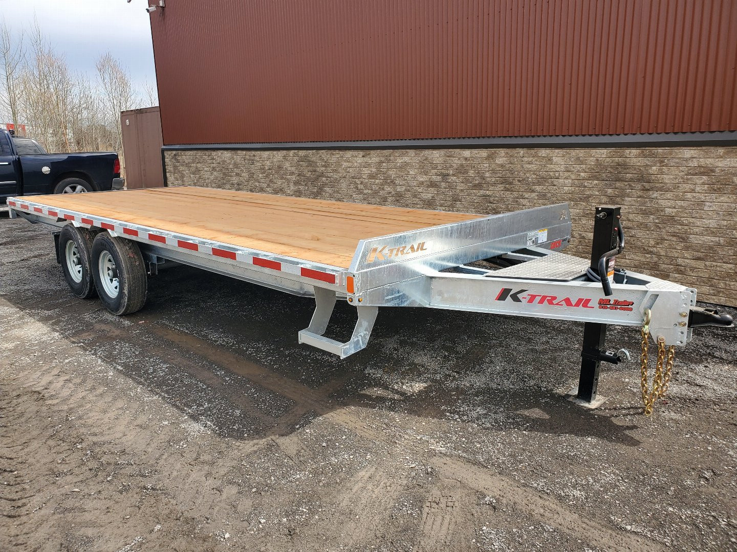 New 2026 K-Trail 20' 7 Ton Deckover Flatbed Trailer