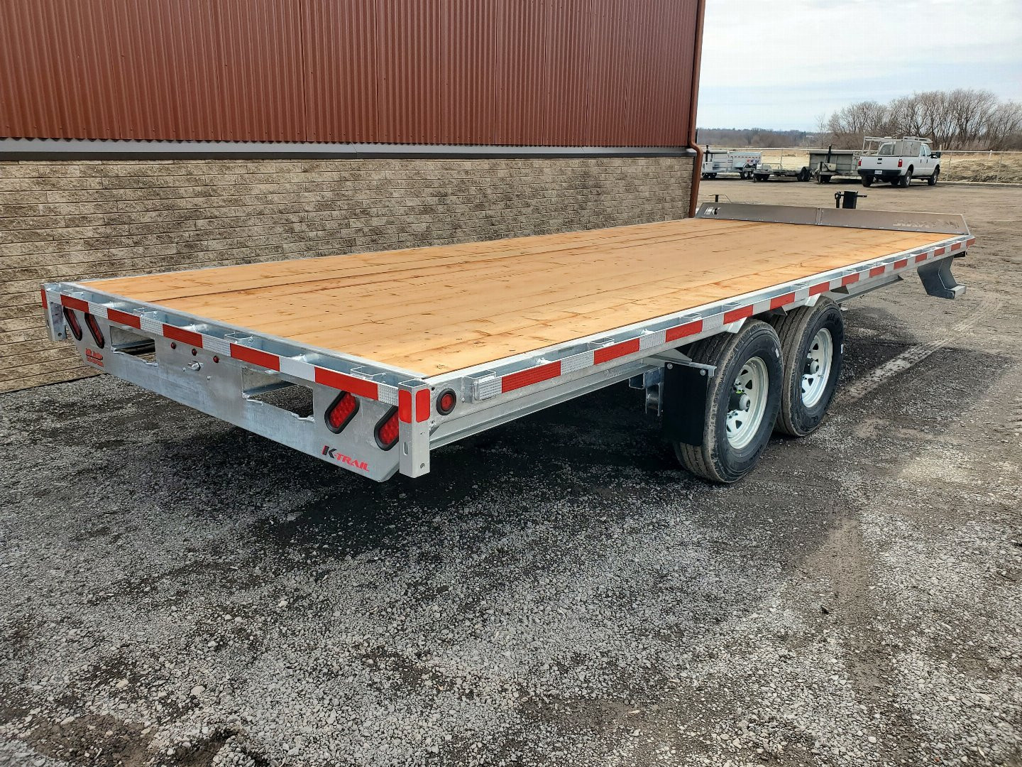 New 2026 K-Trail 20' 7 Ton Deckover Flatbed Trailer