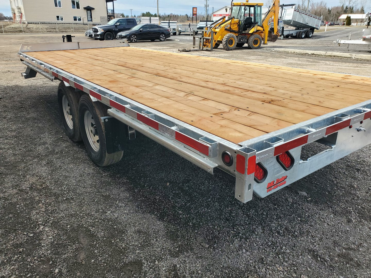 New 2026 K-Trail 20' 7 Ton Deckover Flatbed Trailer