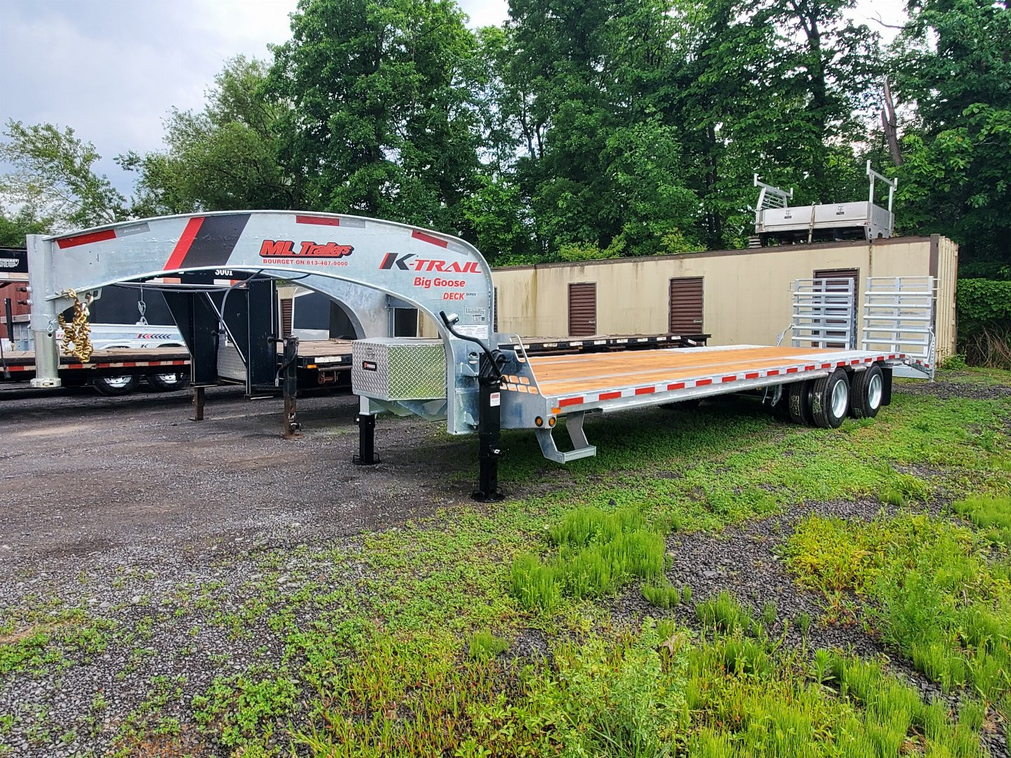 New 2025 K-TRAIL 25 + 5 30K Gooseneck Equipment Trailer