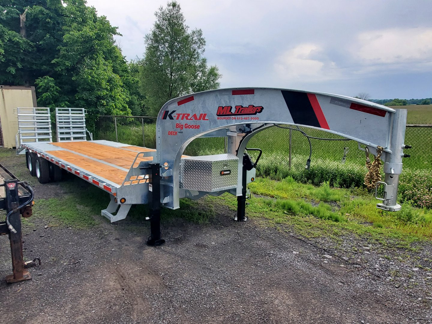 New 2025 K-TRAIL 25 + 5 30K Gooseneck Equipment Trailer
