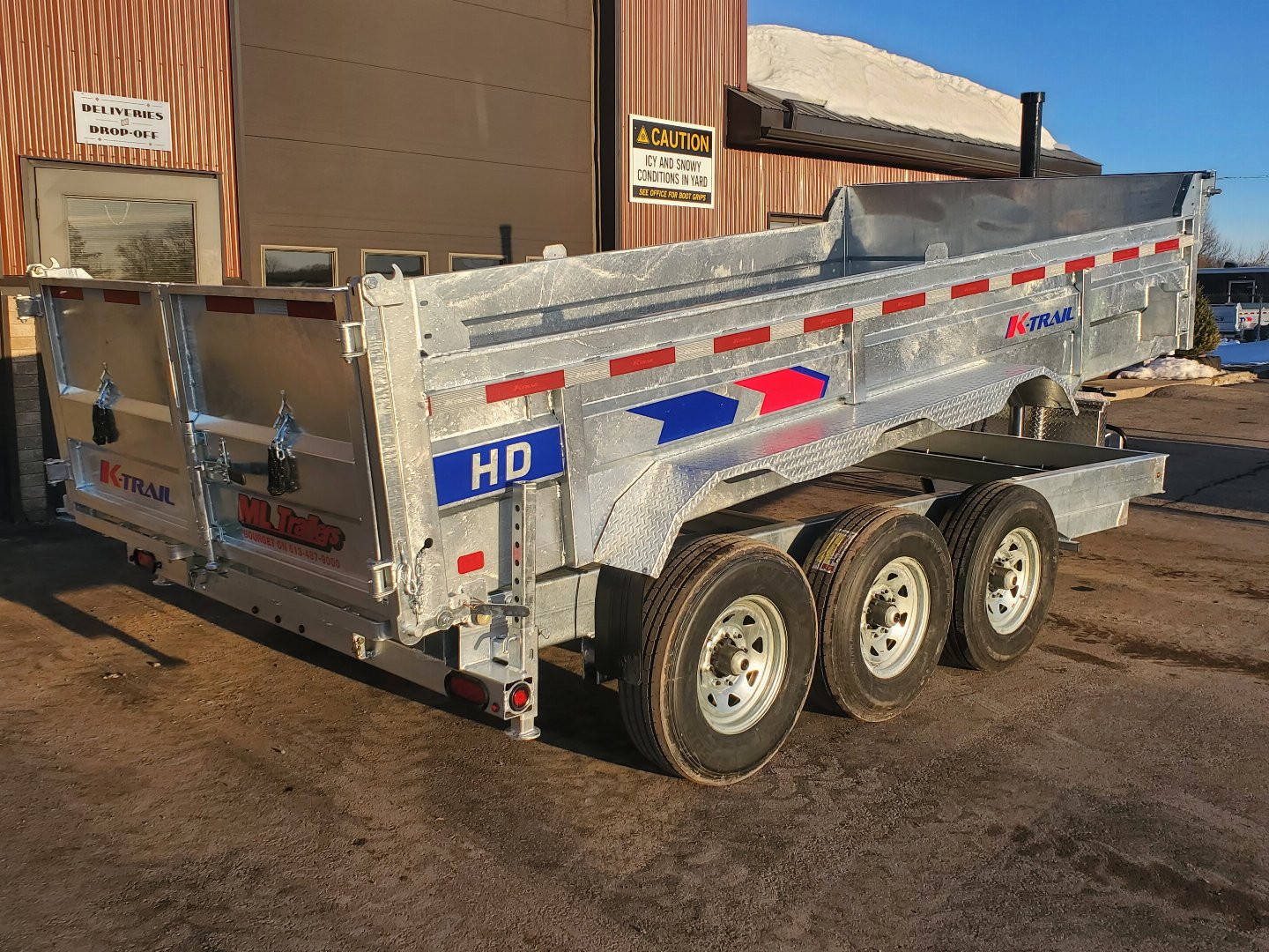 New 2026 K-Trail 7 x 16 HD Expert Series 10.5 Ton Dump Trailer