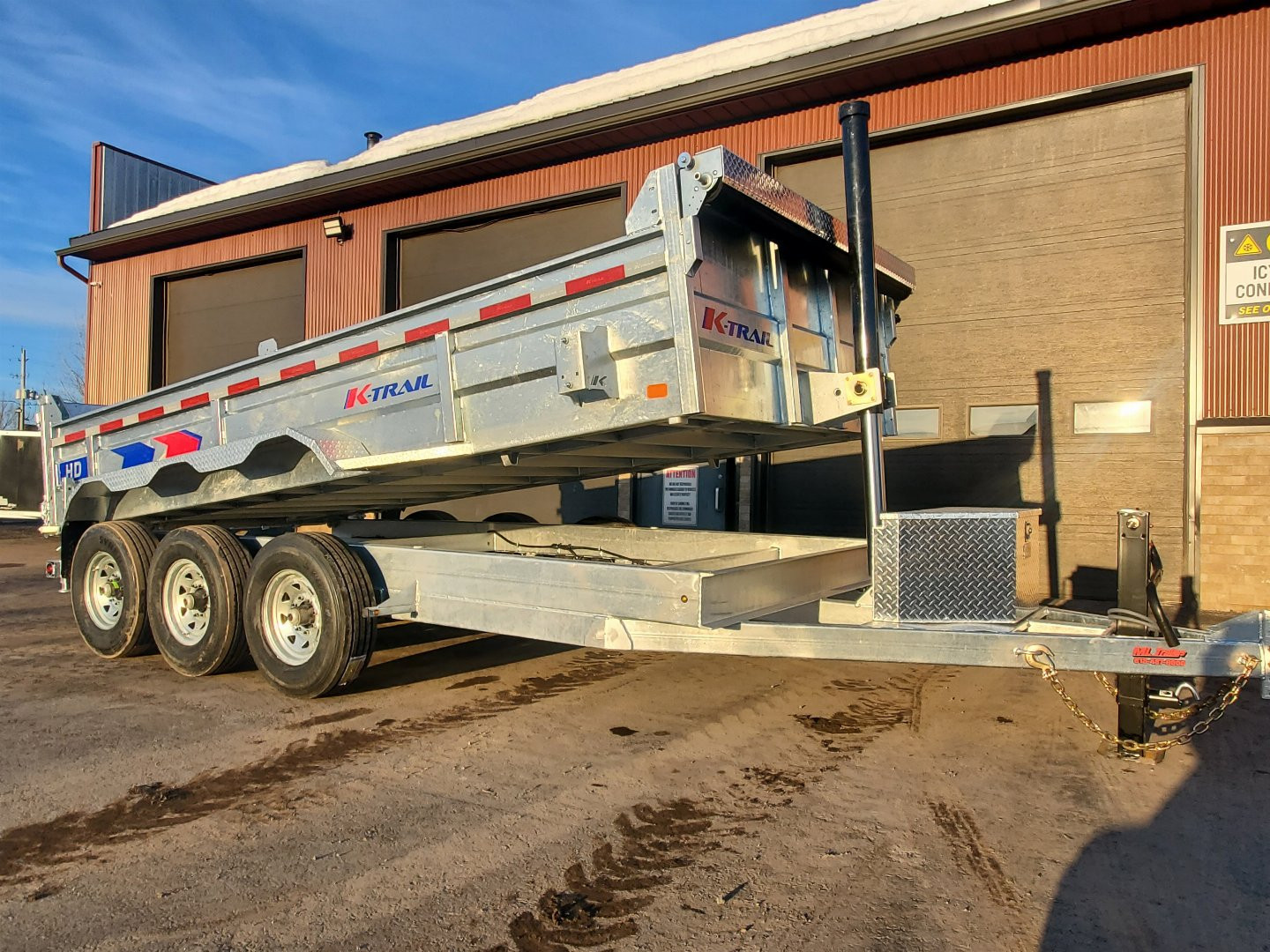 New 2026 K-Trail 7 x 16 HD Expert Series 10.5 Ton Dump Trailer