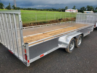 New 2025 Enbeck All Aluminum 7'x20' Landscape Trailer Utility Trailer