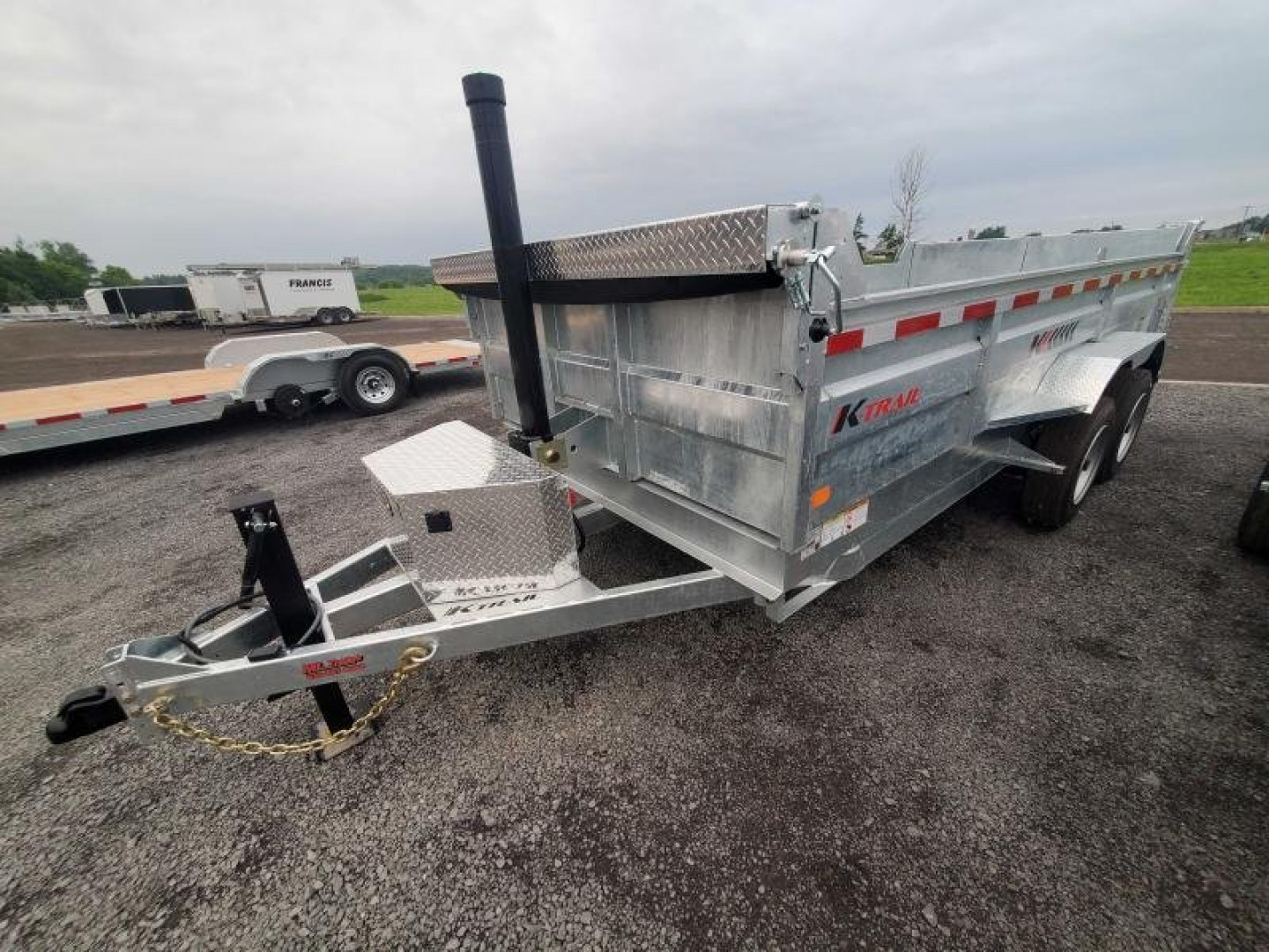 New 2025 K-Trail 7 x 16 HD Expert Series 8 Ton Dump Trailer