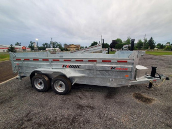 New 2025 K-Trail 7 x 16 HD Expert Series 8 Ton Dump Trailer