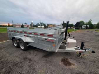 New 2025 K-Trail 7 x 16 HD Expert Series 8 Ton Dump Trailer