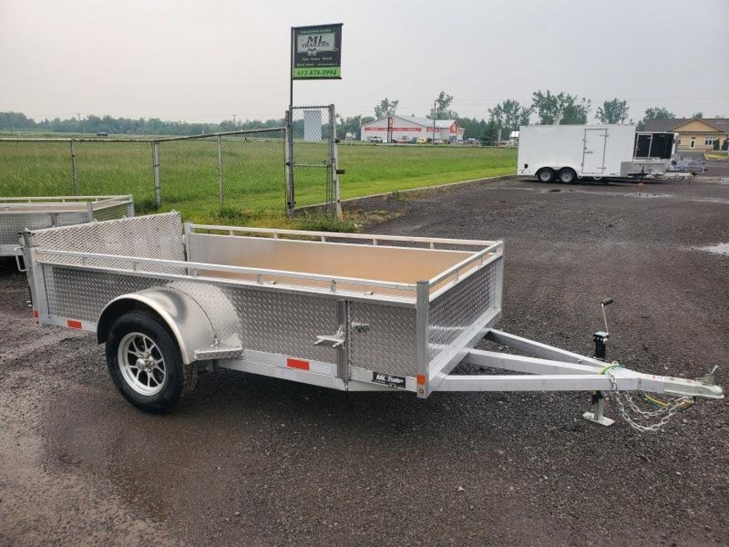 New 2025 Enbeck All Aluminum 5'x10' SA-3500 Utility Trailer