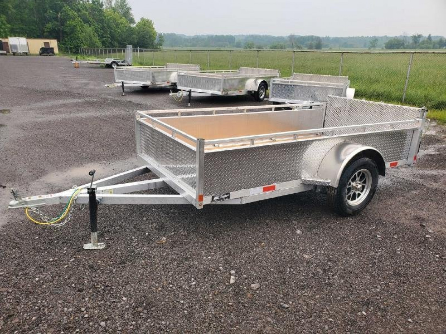 New 2025 Enbeck All Aluminum 5'x10' SA-3500 Utility Trailer