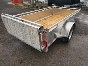 New 2025 Enbeck All Aluminum 5'x10' SA-3500 Utility Trailer