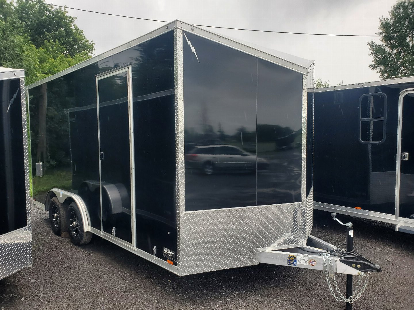 New 2025 Lightning All Aluminum 8.5'x16' TA-3500 Car / Racing Trailer