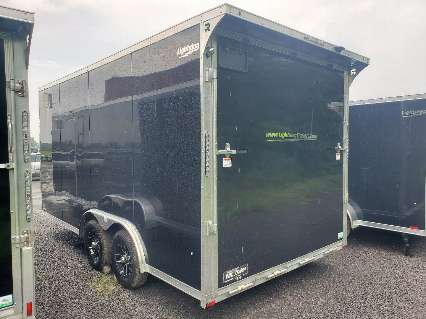 New 2025 Lightning All Aluminum 8.5'x16' TA-3500 Car / Racing Trailer