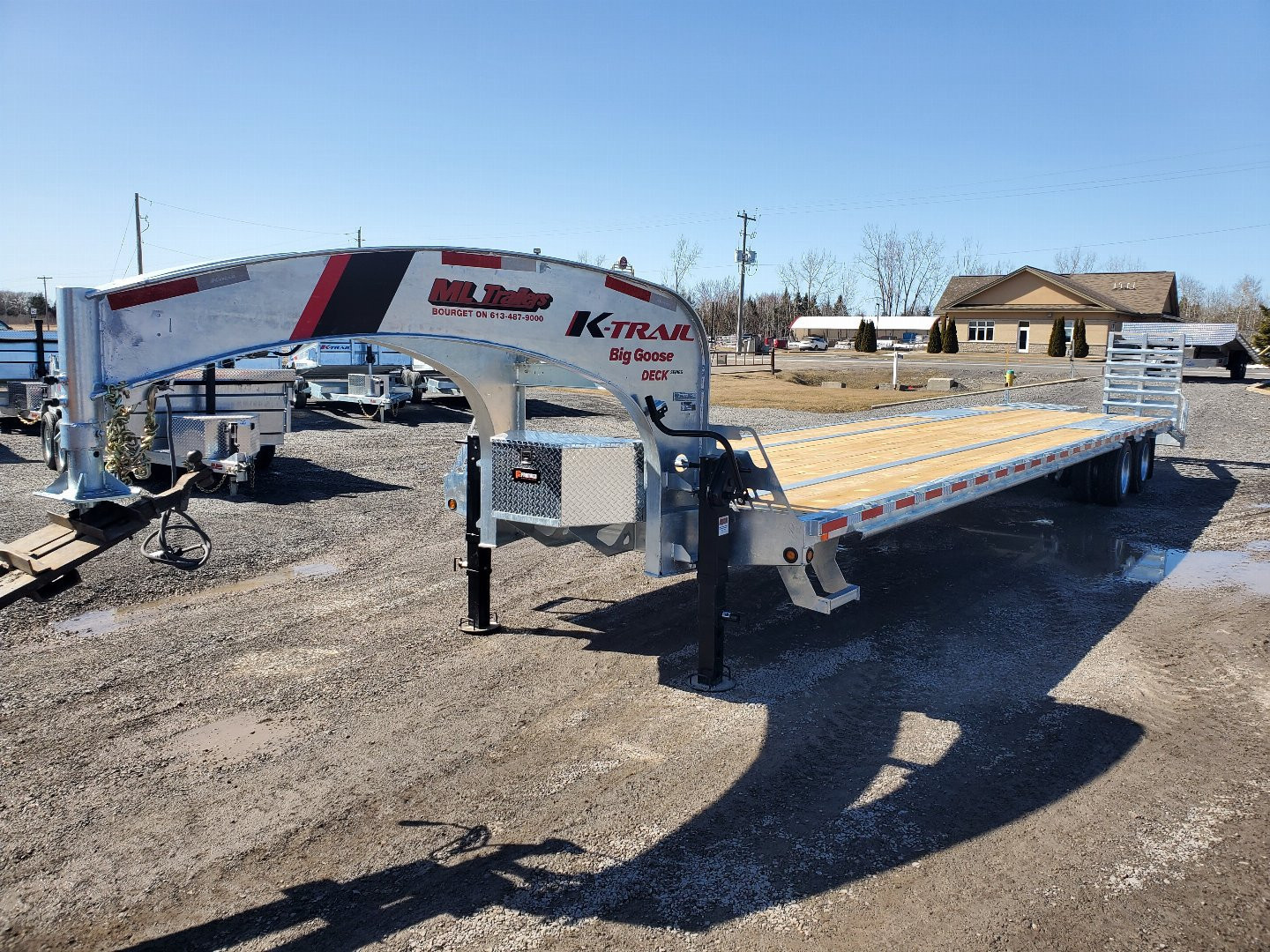 New 2026 K-Trail 35 + 5 30K Gooseneck Equipment Trailer