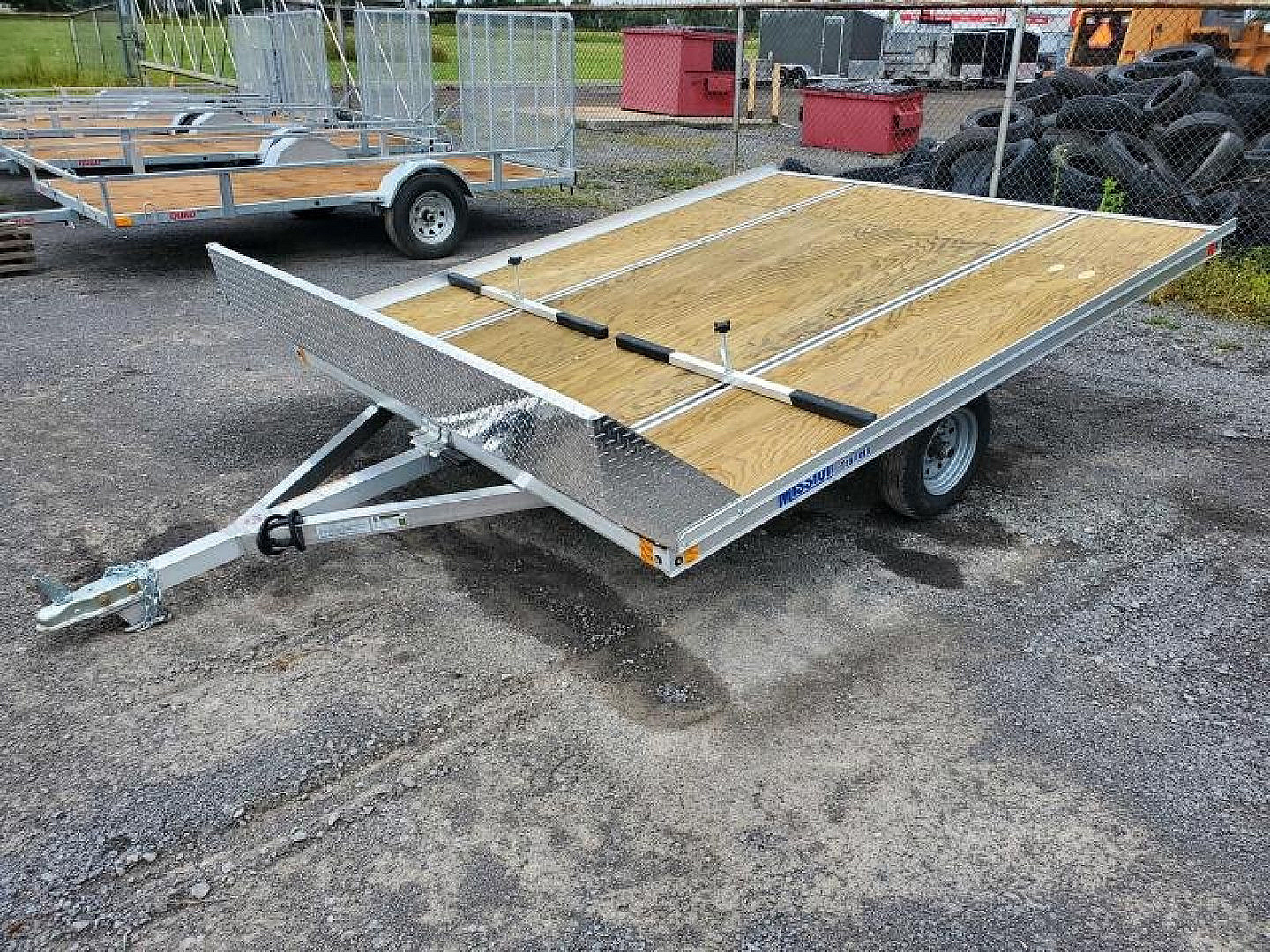 New 2025 MISSION Snowmobile Trailer