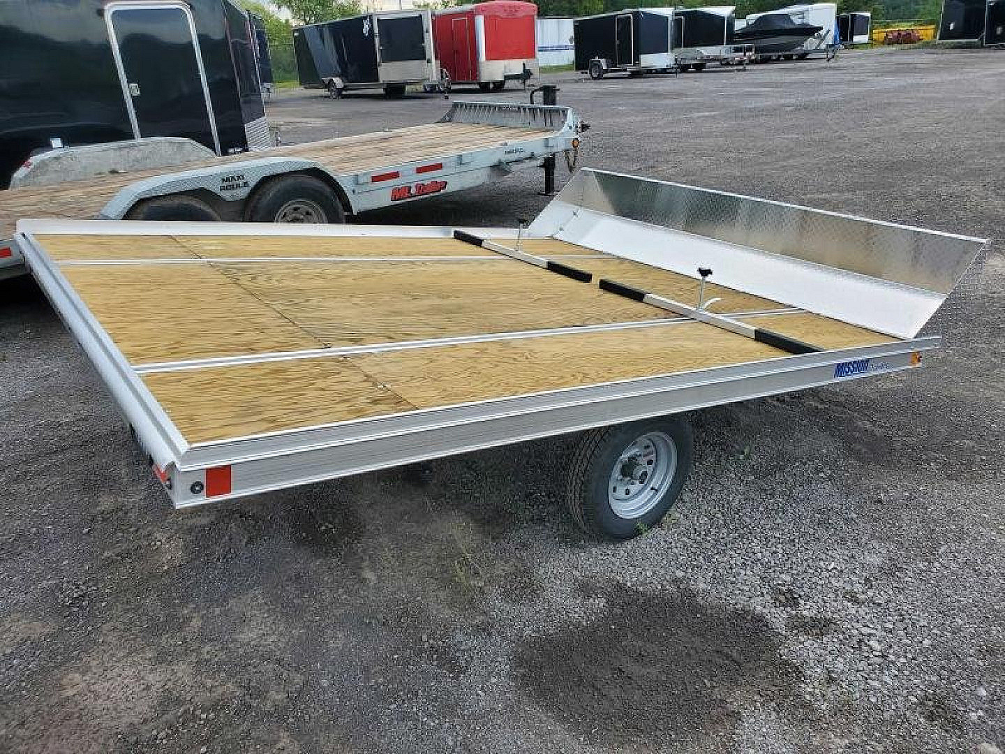 New 2025 MISSION Snowmobile Trailer