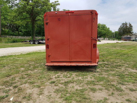 Used 1994 Featherlite Trailers 2 Horse slant Gooseneck Stock / Stock Combo Trailer