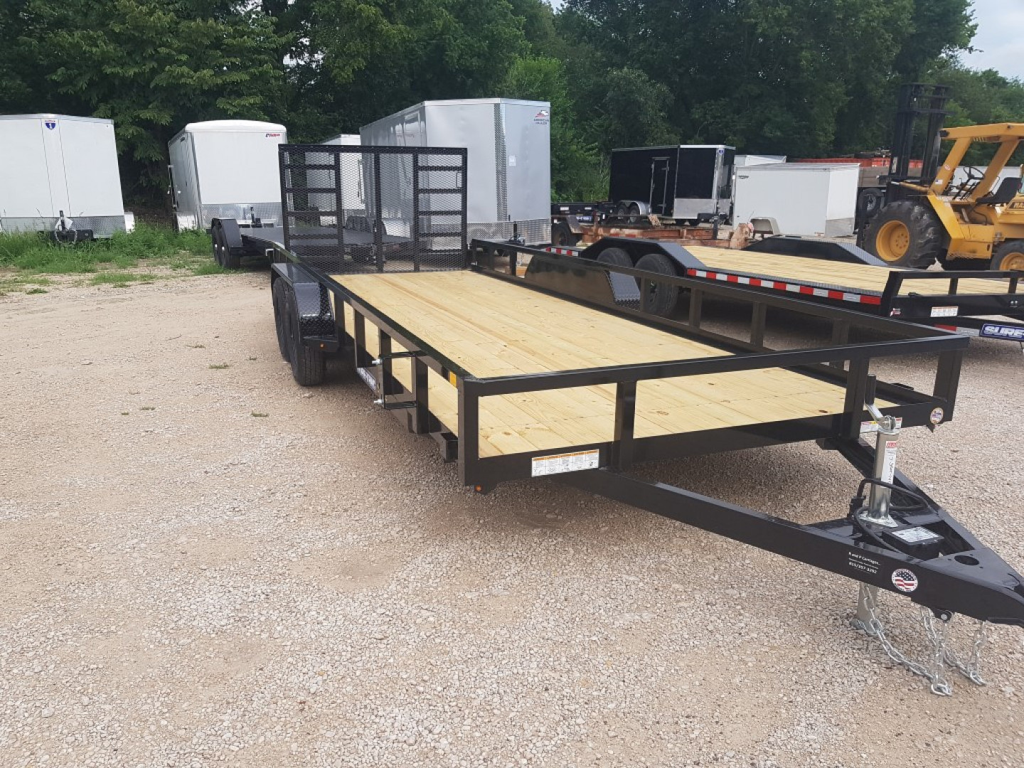 New 2026 Sure-Trac 7x20 Tube Top Utility Trailer