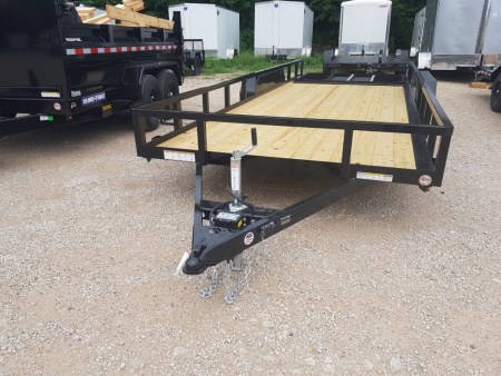 New 2026 Sure-Trac 7x20 Tube Top Utility Trailer