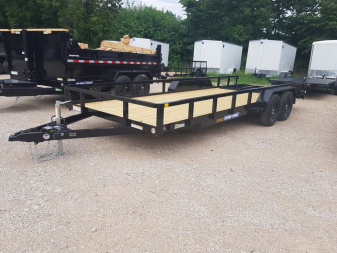 New 2026 Sure-Trac 7x20 Tube Top Utility Trailer