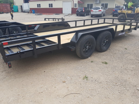 New 2026 Sure-Trac 7x20 Tube Top Utility Trailer