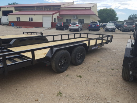 New 2026 Sure-Trac 7x20 Tube Top Utility Trailer