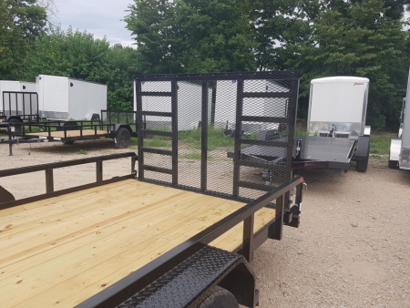 New 2026 Sure-Trac 7x20 Tube Top Utility Trailer