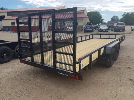 New 2026 Sure-Trac 7x20 Tube Top Utility Trailer