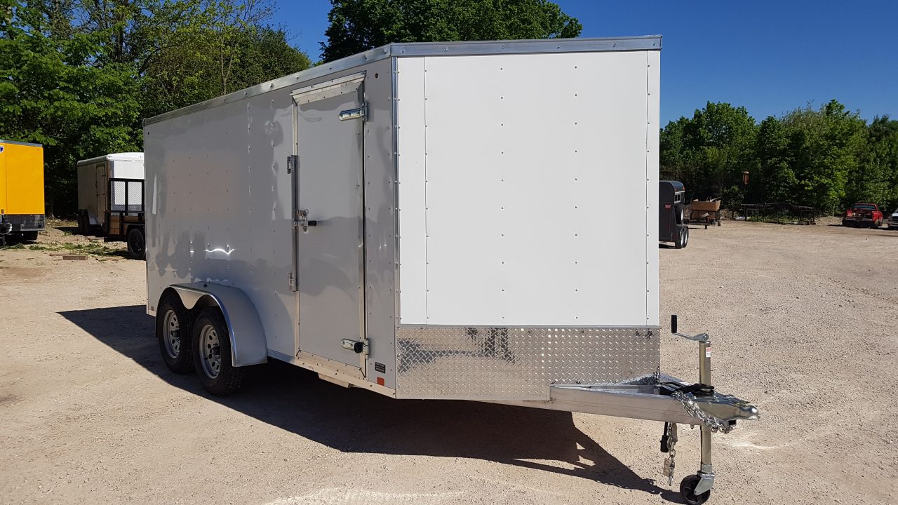 New 2026 R&R Trailers 714 Cat Cargo / Enclosed Trailer