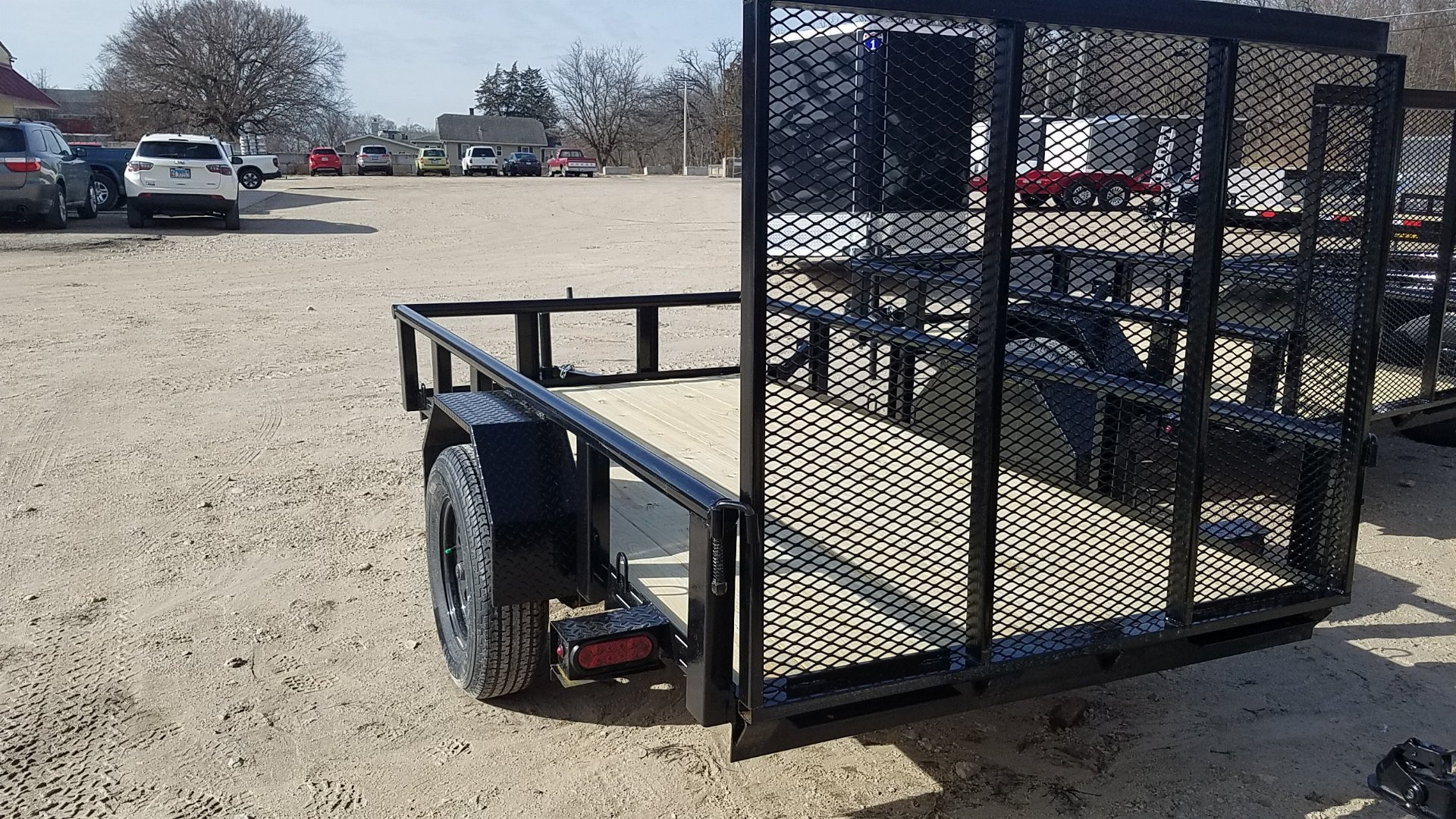 New 2025 MEB 5x10 Pipetop Utility Trailer W/Ramp