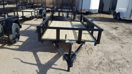 New 2025 MEB 5x10 Pipetop Utility Trailer W/Ramp