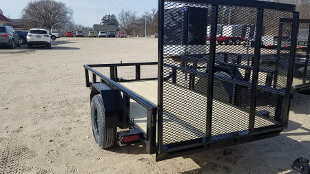 New 2025 MEB 5x10 Pipetop Utility Trailer W/Ramp