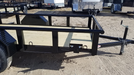 New 2025 MEB 5x10 Pipetop Utility Trailer W/Ramp