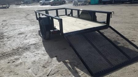 New 2025 MEB 5x10 Pipetop Utility Trailer W/Ramp