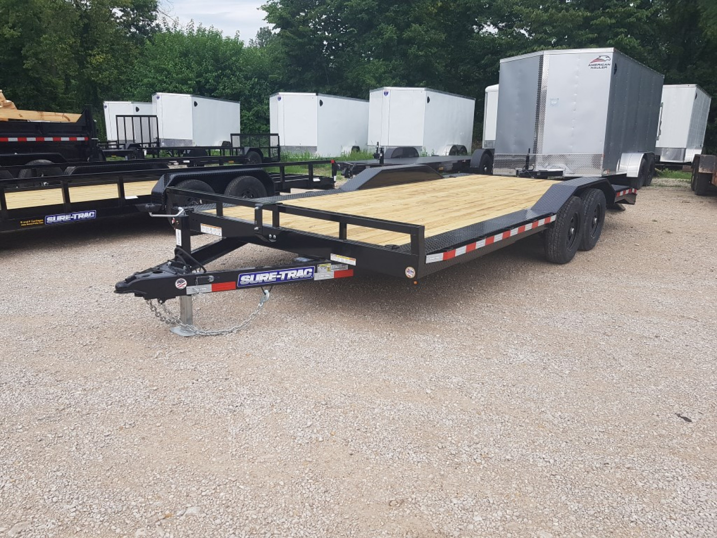 New 2025 Sure-Trac 8.5 x 20 Full Width Car Hauling Trailer 10K