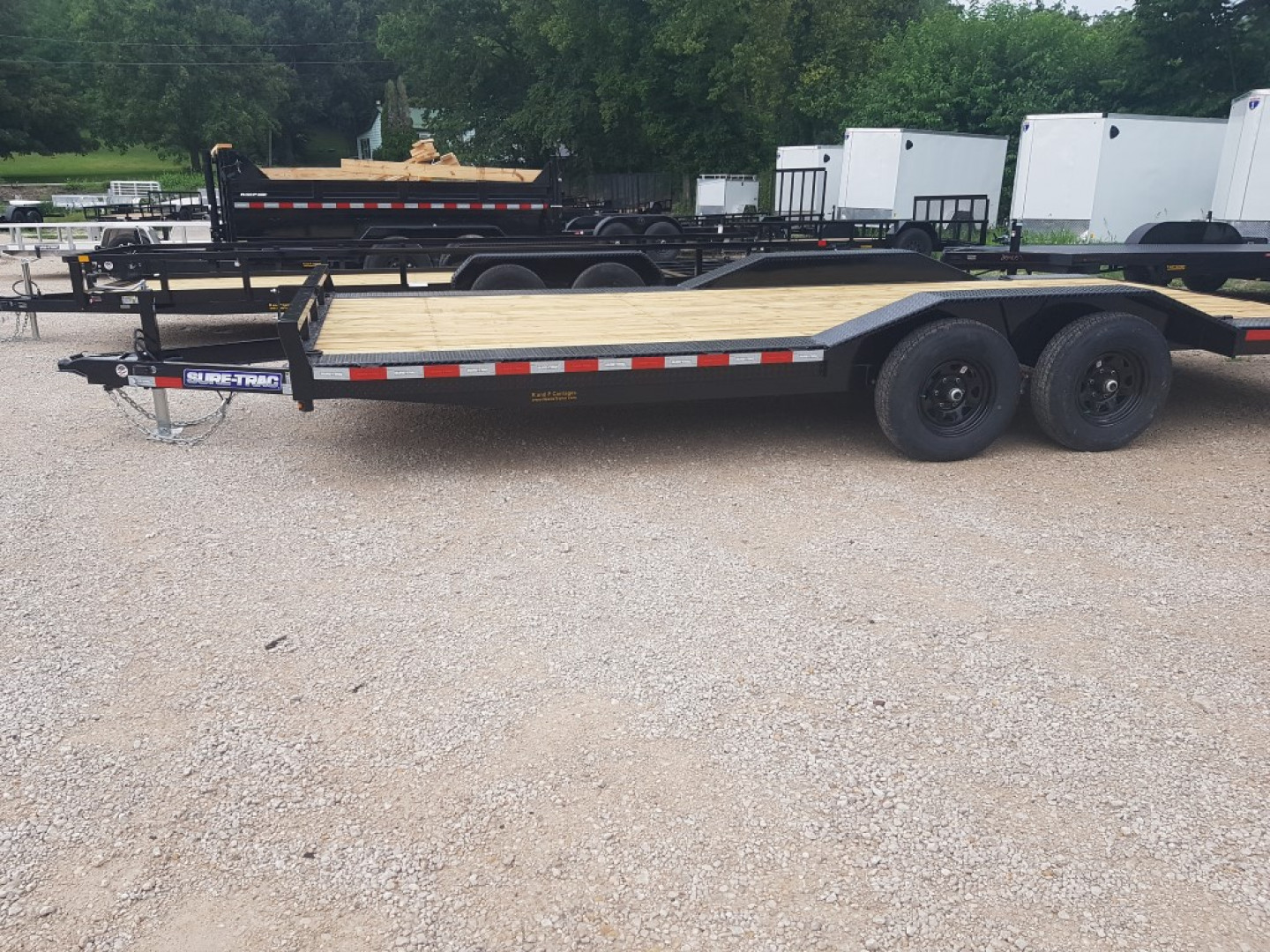 New 2025 Sure-Trac 8.5 x 20 Full Width Car Hauling Trailer 10K