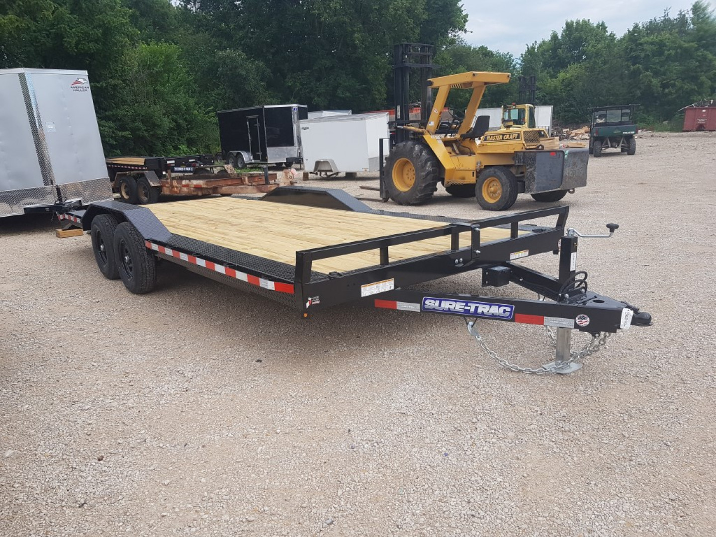 New 2025 Sure-Trac 8.5 x 20 Full Width Car Hauling Trailer 10K