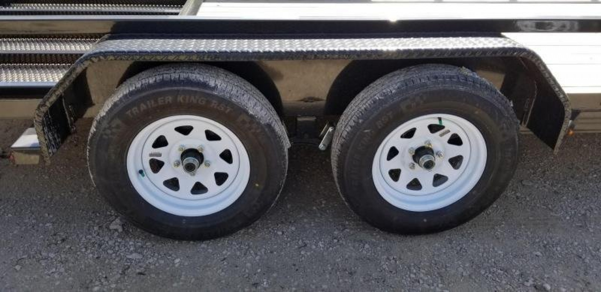 New 2025 Sure-Trac 7x16 Tube Top Utility Trailer w/Ramp Gate 7k