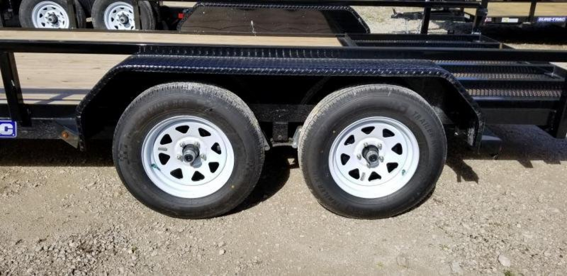 New 2025 Sure-Trac 7x16 Tube Top Utility Trailer w/Ramp Gate 7k