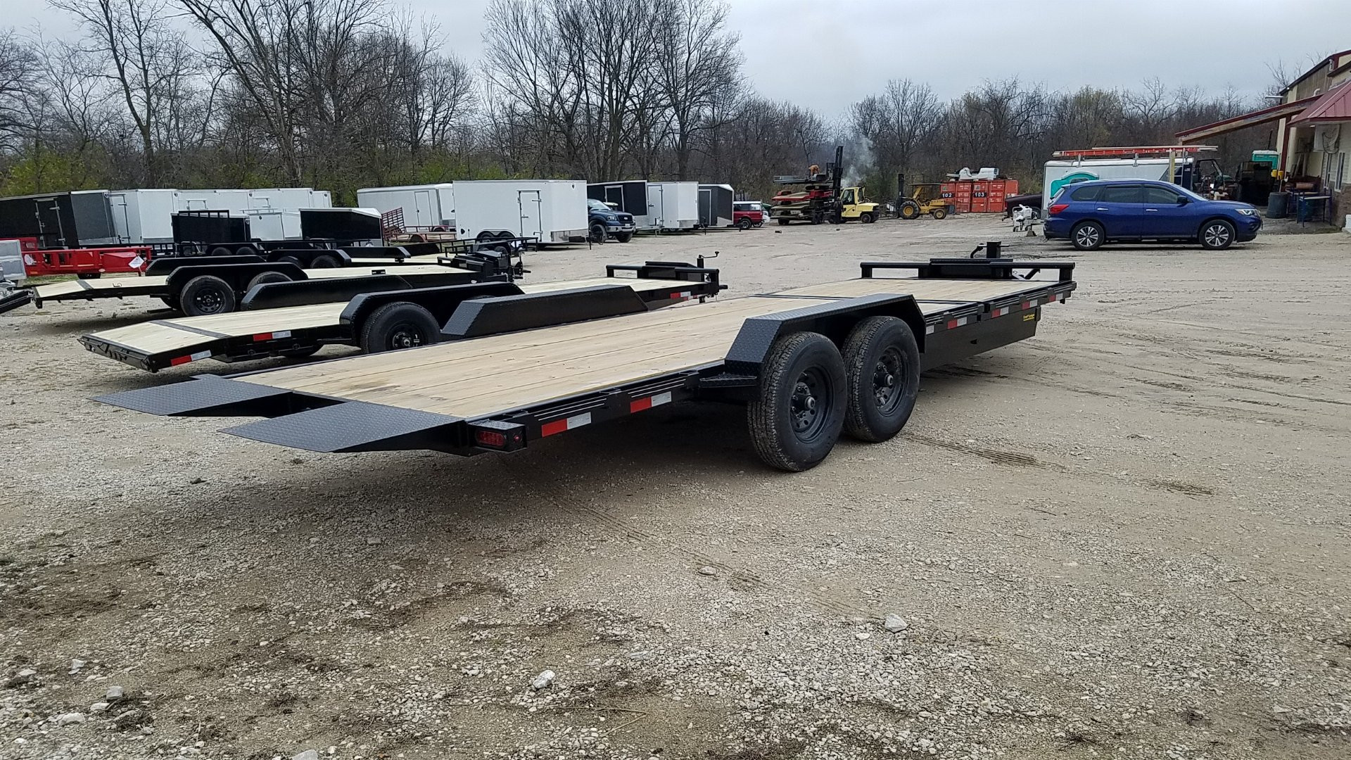 New 2025 MEB 18+4 Tilt Bed Equipment Trailer 16K