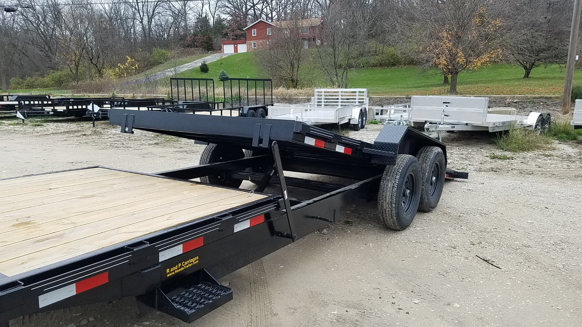 New 2025 MEB 18+4 Tilt Bed Equipment Trailer 16K