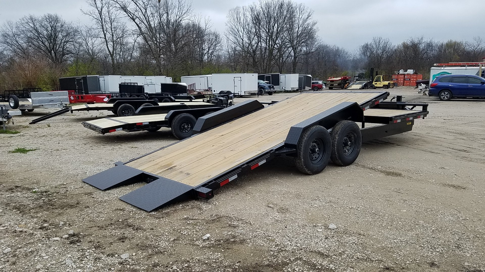 New 2025 MEB 18+4 Tilt Bed Equipment Trailer 16K