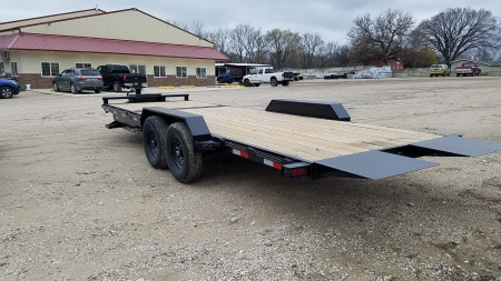 New 2025 MEB 18+4 Tilt Bed Equipment Trailer 16K