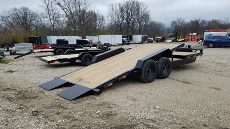New 2025 MEB 18+4 Tilt Bed Equipment Trailer 16K