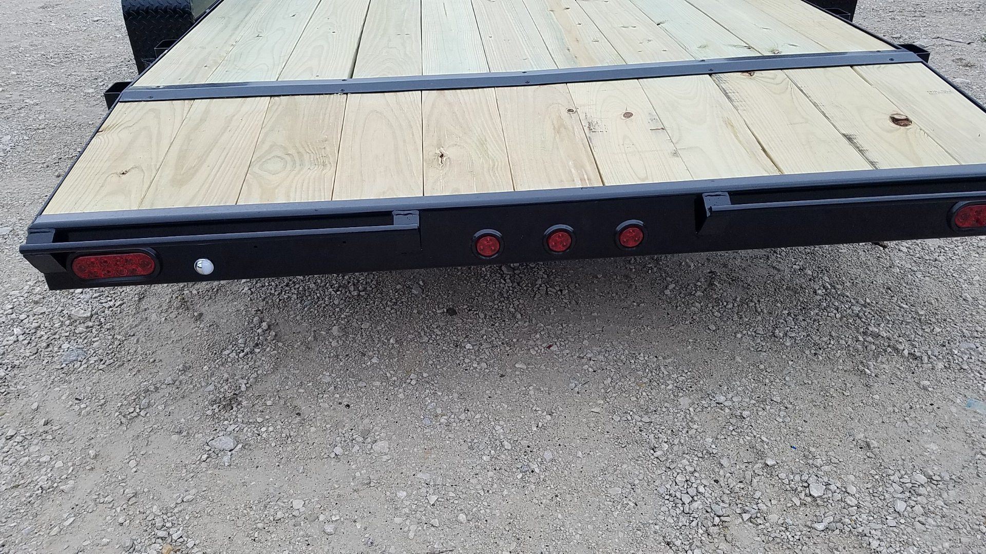 New 2025 MEB 7x18 Open Wood Deck Auto Hauler Car / Racing Trailer