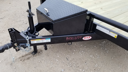 New 2025 MEB 7x18 Open Wood Deck Auto Hauler Car / Racing Trailer