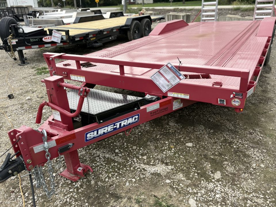 New 2024 Sure-Trac 8.5 x 22 (20+2) Full-Width Equipment Trailer Equipment Trailer