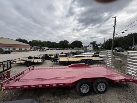 New 2024 Sure-Trac 8.5 x 22 (20+2) Full-Width Equipment Trailer Equipment Trailer